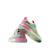 Sneakers filles textile lacets- fermeture adhésive barefoot Blue clair+Pink+Rose+Vert menthe 23 - vertbaudet enfant 