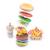 Ensemble de fast food en bois Beige 2 - vertbaudet enfant 