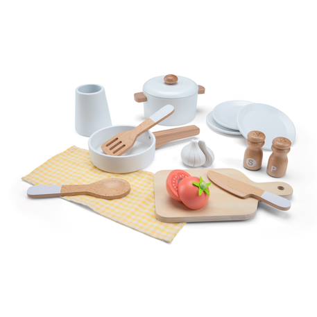 Kitchenette en bois pour enfant Gris+Rose+Vert 5 - vertbaudet enfant 