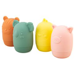Jouet-Jouets bain silicone animaux ludi'eau