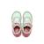 Sneakers filles textile lacets- fermeture adhésive barefoot Blue clair+Pink+Rose+Vert menthe 20 - vertbaudet enfant 