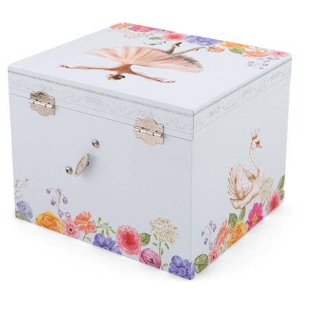 Coffre à bijoux musical ballerine Blanc 5 - vertbaudet enfant 