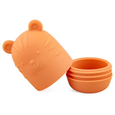Jouets bain silicone animaux ludi'eau Orange 2 - vertbaudet enfant 