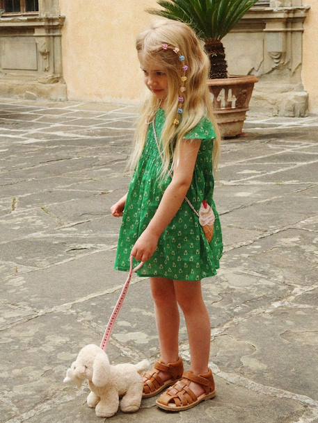 Peluche chien et son sac KONGES SLOJD blanc 2 - vertbaudet enfant 