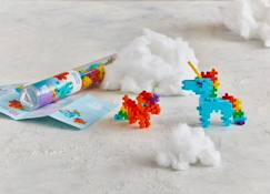 Jouet-Jeux d'imagination-Tube licorne arc-en-ciel - 100 pcs