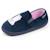 Chaussons mocassins velours, maintien souple, facile à enfiler, semelle flexible Marine 1 - vertbaudet enfant 