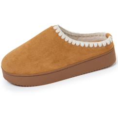 Vêtements de grossesse-Legging, collant-Chaussons mules à talon compensé de 3,5 cm, très confortables