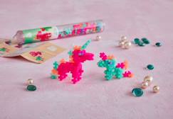 Jouet-Jeux d'imagination-Tube licorne perle - 100 pcs