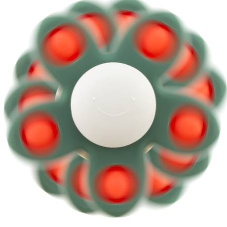 Spinner sensoriel fleur pétaloune pop Blanc+Vert 7 - vertbaudet enfant 