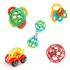 Jouet-Premier âge-Coffret de jouets bébé hochets et dentition