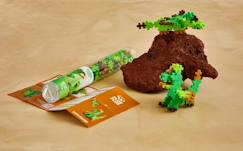 Jouet-Jeux d'imagination-Tube dragon de terre - 100 pcs