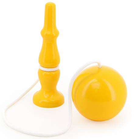 Bilboquet en bois massif Beige+Bleu+Jaune+Rouge 6 - vertbaudet enfant 