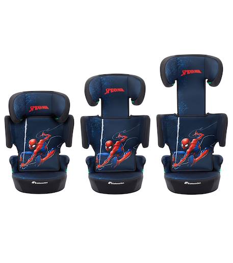 Siège auto réhausseur i-size hera i-safe Fun spiderman+Graphite minéral+Noir minéral 2 - vertbaudet enfant 