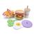 Ensemble de fast food en bois Beige 1 - vertbaudet enfant 