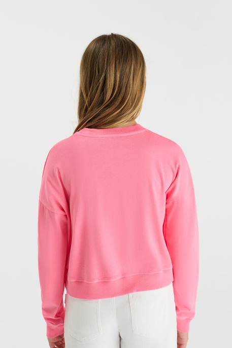 Sweat-shirt nilagi Pink fluo 4 - vertbaudet enfant 