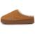 Chaussons mules à talon compensé de 3,5 cm, très confortables Cachou+Camel 10 - vertbaudet enfant 