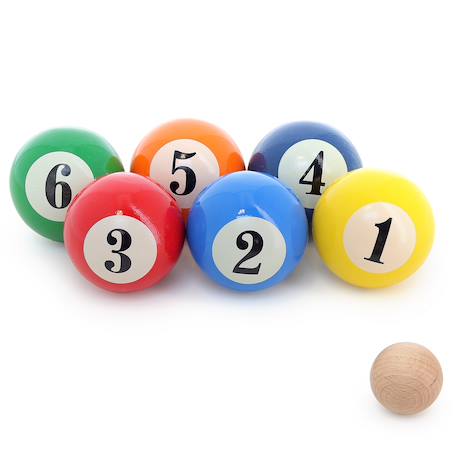 Jeu de pétanque boules de billard Beige 3 - vertbaudet enfant 