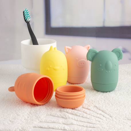 Jouets bain silicone animaux ludi'eau Orange 3 - vertbaudet enfant 