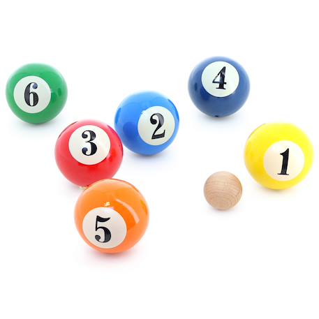 Jeu de pétanque boules de billard Beige 2 - vertbaudet enfant 