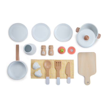 Kitchenette en bois pour enfant Gris+Rose+Vert 6 - vertbaudet enfant 