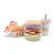 Ensemble de fast food en bois Beige 3 - vertbaudet enfant 