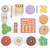 Ensemble de fast food en bois Beige 4 - vertbaudet enfant 