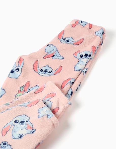 Pyjama en polaire corail à imprimé stitch Blanc 4 - vertbaudet enfant 