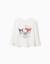 T-shirt en coton à imprimé hello kitty and friends Blanc 1 - vertbaudet enfant 