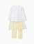 Pyjama long en coton avec cape amovible Blanc 3 - vertbaudet enfant 
