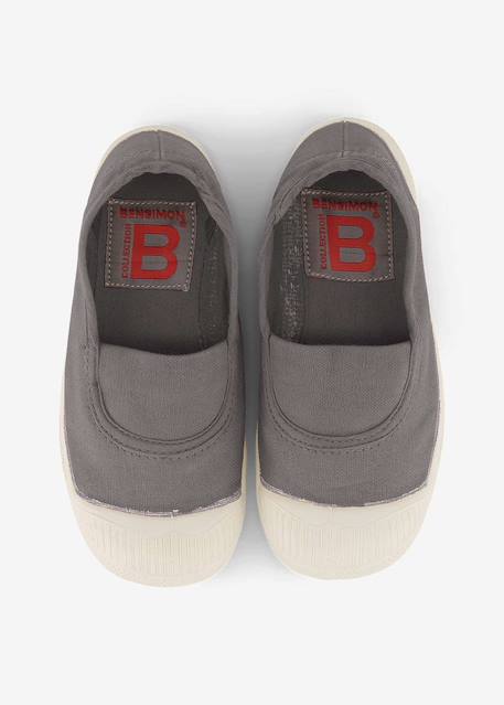 Tennis elastique enfant Blanc+Carbone+Coquille+Denim+Flamingo+Fleur+Gris+Kaki+Marine+Outre mer+Rose leger 28 - vertbaudet enfant 