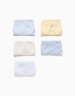 Lot de 5 culottes en coton à imprimés floraux  - vertbaudet enfant