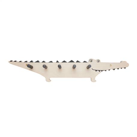 Porte-manteau en bois Beige et noir 1 - vertbaudet enfant 