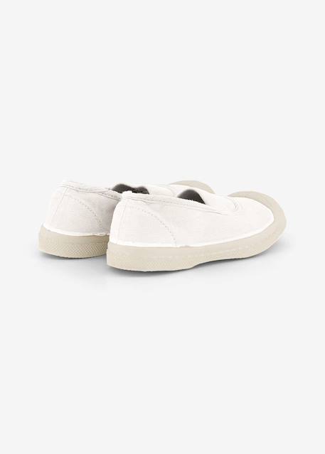 Tennis elastique enfant Blanc+Carbone+Coquille+Denim+Flamingo+Fleur+Gris+Kaki+Marine+Outre mer+Rose leger 4 - vertbaudet enfant 