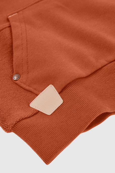 Sweat-shirt enfant en coton à capuche Marron 4 - vertbaudet enfant 