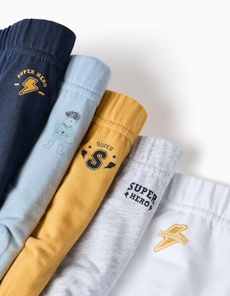 Lot de 5 slips en coton à imprimés super-héros Multicolore 3 - vertbaudet enfant 