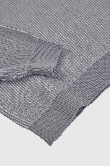 Pull en coton pour enfant Gris 3 - vertbaudet enfant 