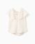 Robe avec appliqué floral + bloomer Beige clair 3 - vertbaudet enfant 