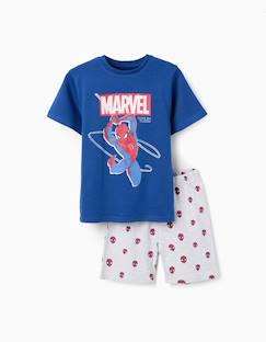 Pyjama court qui brille dans le noir spider-man  - vertbaudet enfant