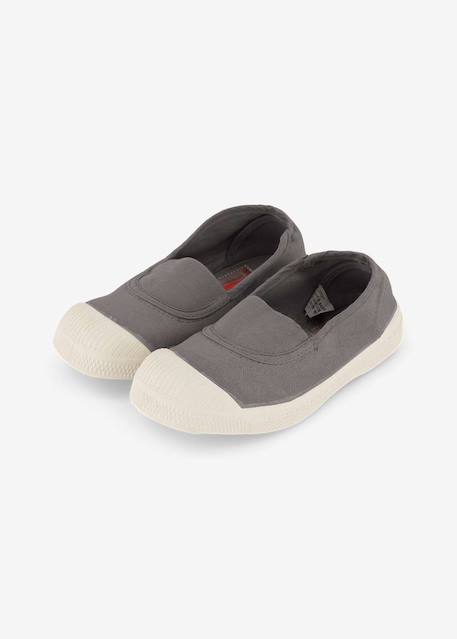 Tennis elastique enfant Blanc+Carbone+Coquille+Denim+Flamingo+Fleur+Gris+Kaki+Marine+Outre mer+Rose leger 27 - vertbaudet enfant 