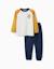 Pyjama en velours avec imprimé Blanc 1 - vertbaudet enfant 