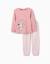 Pyjama en coton à manches longues et imprimé my melody Rose clair 1 - vertbaudet enfant 