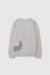 Pull enfant coton crocodile Gris 2 - vertbaudet enfant 