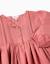 Robe en popeline à manches longues et broderie anglaise Rose 3 - vertbaudet enfant 