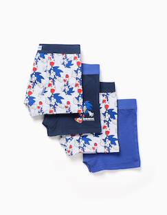 Lot de 4 boxers à imprimés sonic  - vertbaudet enfant
