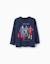 T-shirt en coton avec imprimé justice league Bleu foncé 1 - vertbaudet enfant 