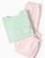 Pyjama en velours à volants et imprimés Vert clair 4 - vertbaudet enfant 