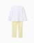 Pyjama long en coton avec cape amovible Blanc 2 - vertbaudet enfant 
