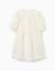 Robe à manches bouffantes et fleurs 3d Blanc 3 - vertbaudet enfant 