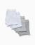 Lot de 4 boxers en coton unis/rayés Multicolore 1 - vertbaudet enfant 