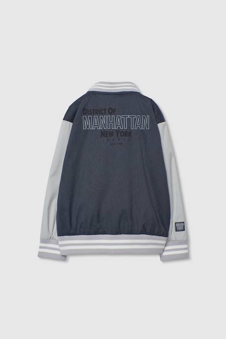 Blouson aviateur enfant tissu technique Gris 2 - vertbaudet enfant 